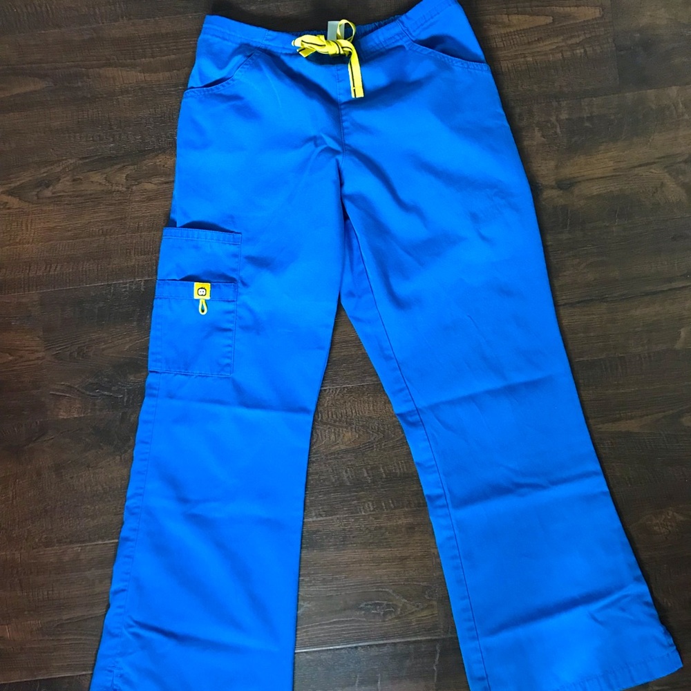 Blue WonderWink scrub pants
